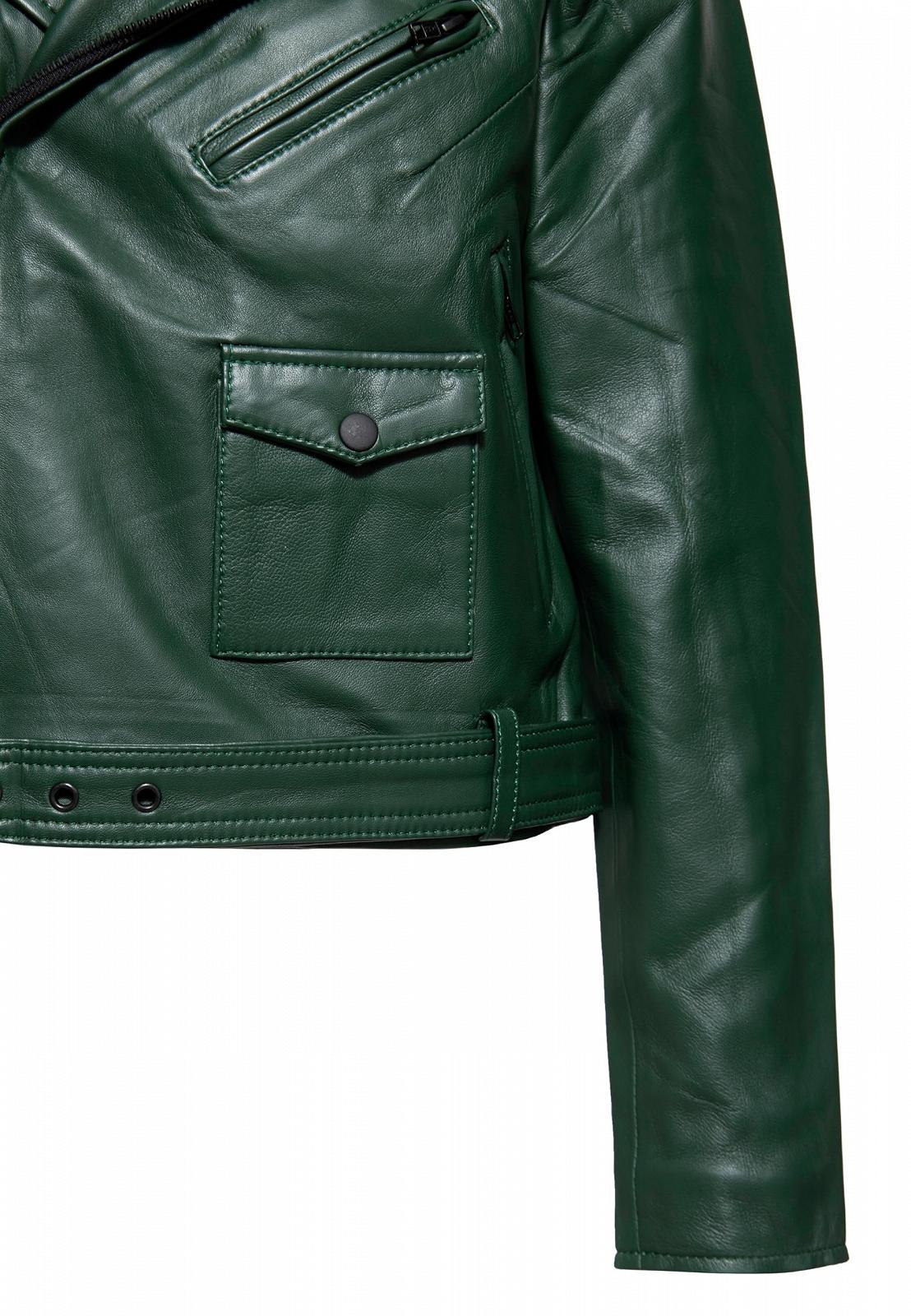 Кожаная куртка Queen Kerosin Biker Jacket Marlon Brando Rockabilly Rockabella 1950 50S Vintage Leo Leopard Marlon, фото №4