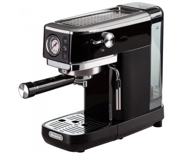 Рожкова кавоварка еспресо Ariete 1381 Black 00M138112AR0, фото №1 Рожкова кавоварка еспресо Ariete 1381 Black 00M138112AR0, фото №1