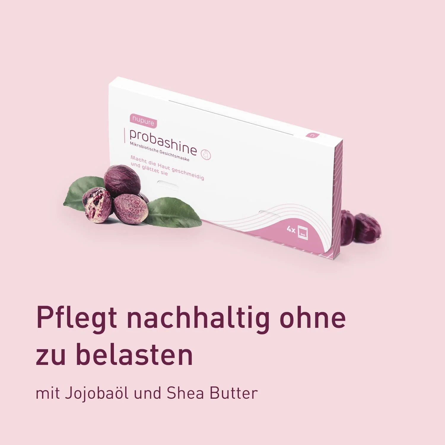 Маска для лица Nupure Probashine Питательная с маслом жожоба и маслом ши, для мягкой и гладкой кожи, укрепляет кожный барьер и предотвращает воспаление, фото №4