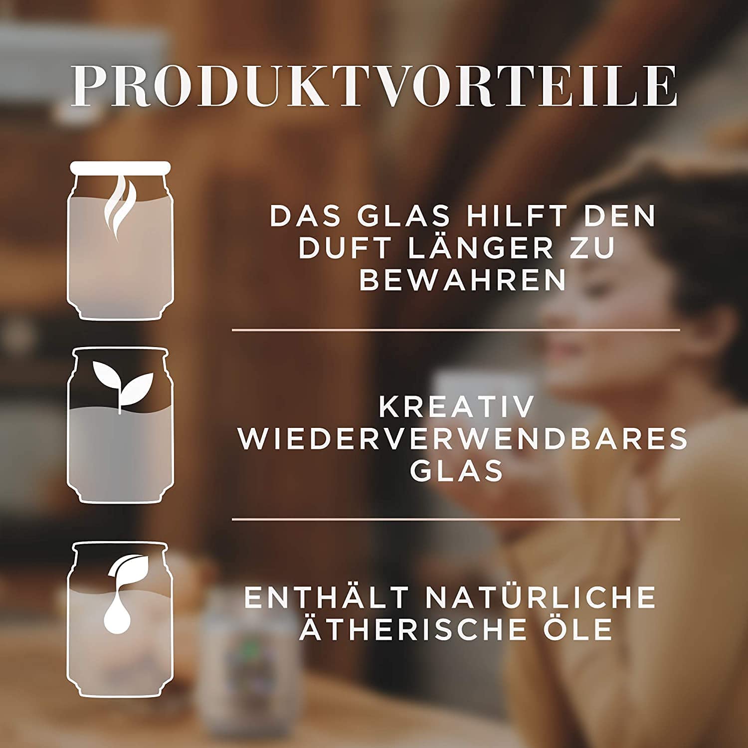 Ароматична свічка Atmosphera Merkanta у склі з кришкою роза великий 510 г XXL, фото №6 Ароматична свічка Atmosphera Merkanta у склі з кришкою роза великий 510 г XXL, фото №6