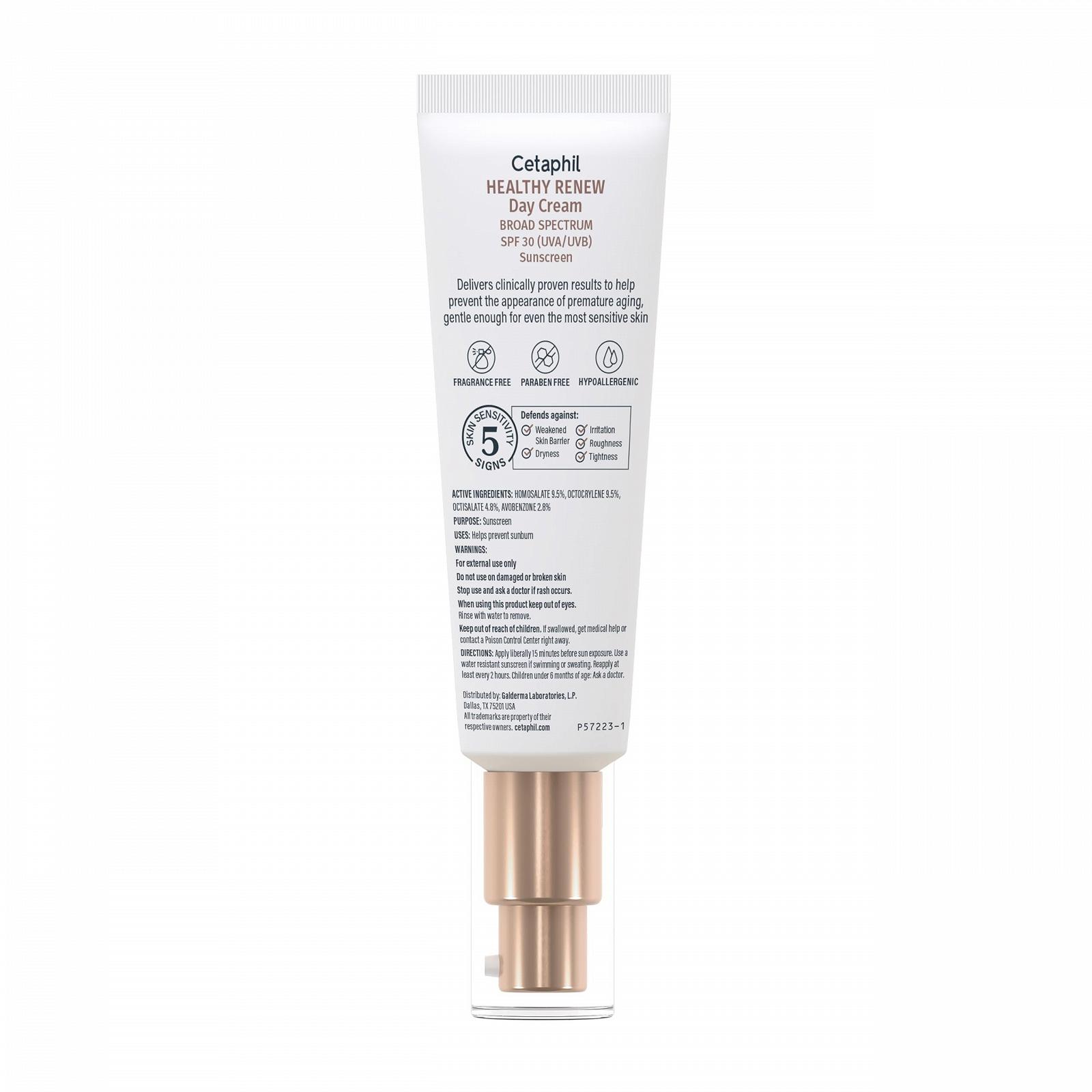 Денний крем для обличчя Cetaphil Healthy Renew SPF 30 Peptides 50 мл, фото №9 Денний крем для обличчя Cetaphil Healthy Renew SPF 30 Peptides 50 мл, фото №9