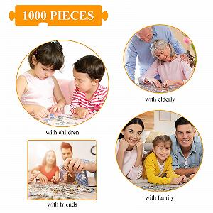 Пазл HUADADA 1000 деталей Велосипеди в Амстердамі Різнокольоровий - Фото 1