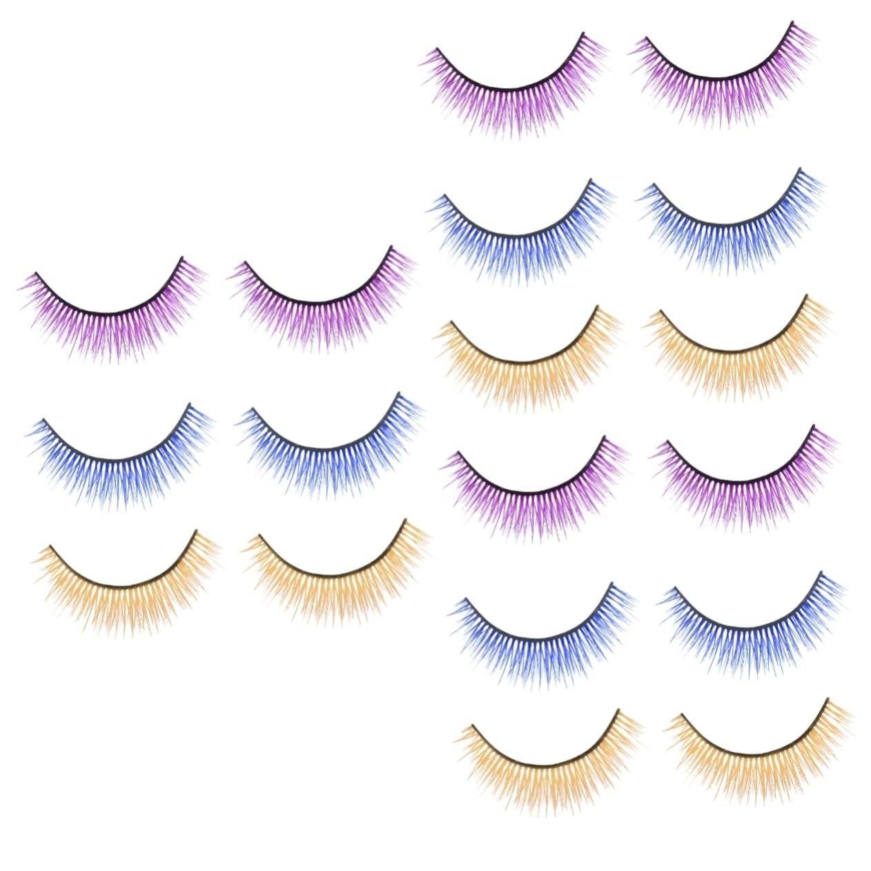 Ресниці Angoily Фарбовані Лялькові 3D 9 пар, фото №1