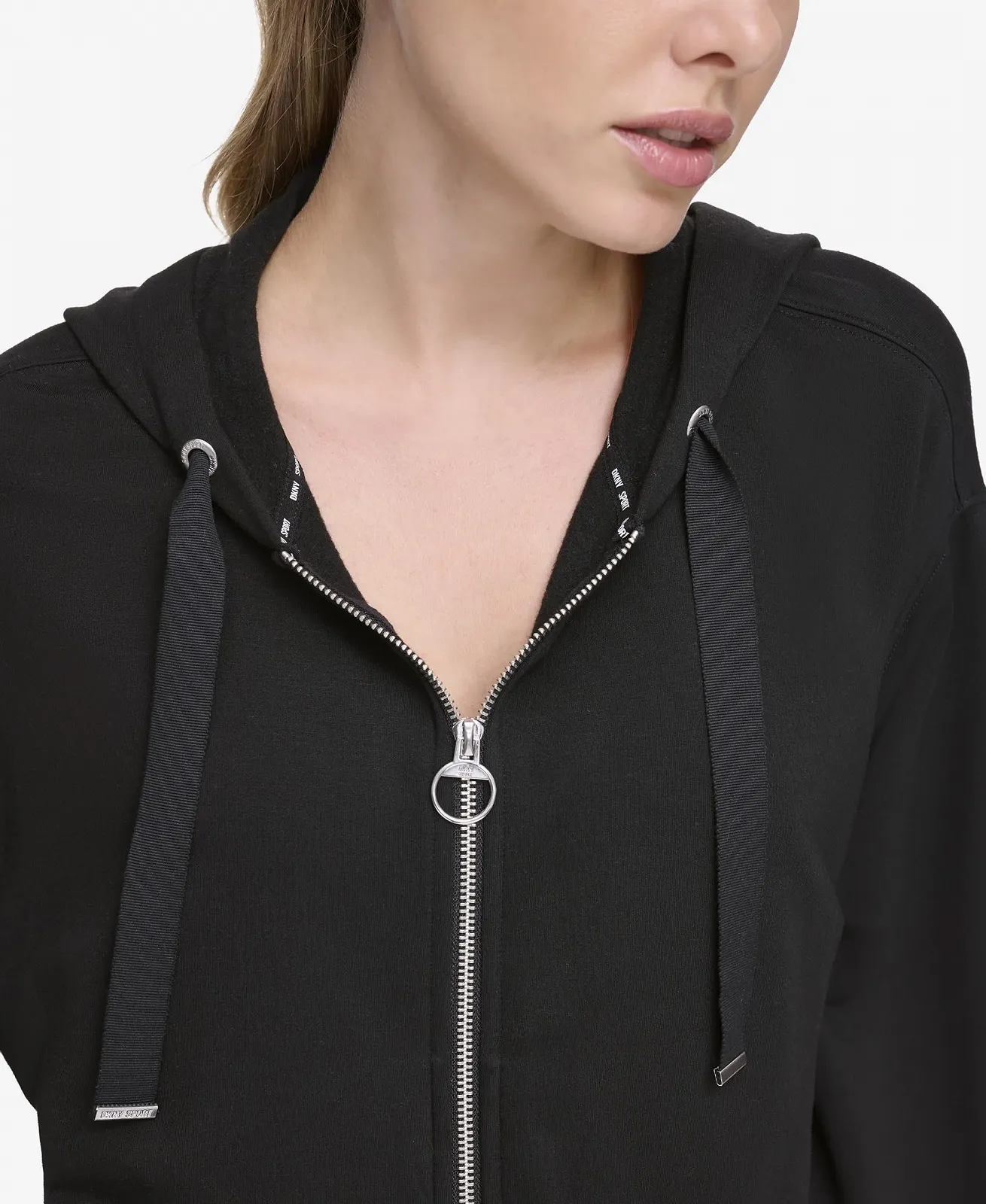 Жіноча Кофта на блискавці DKNY Толстовка з капюшоном, фото №5