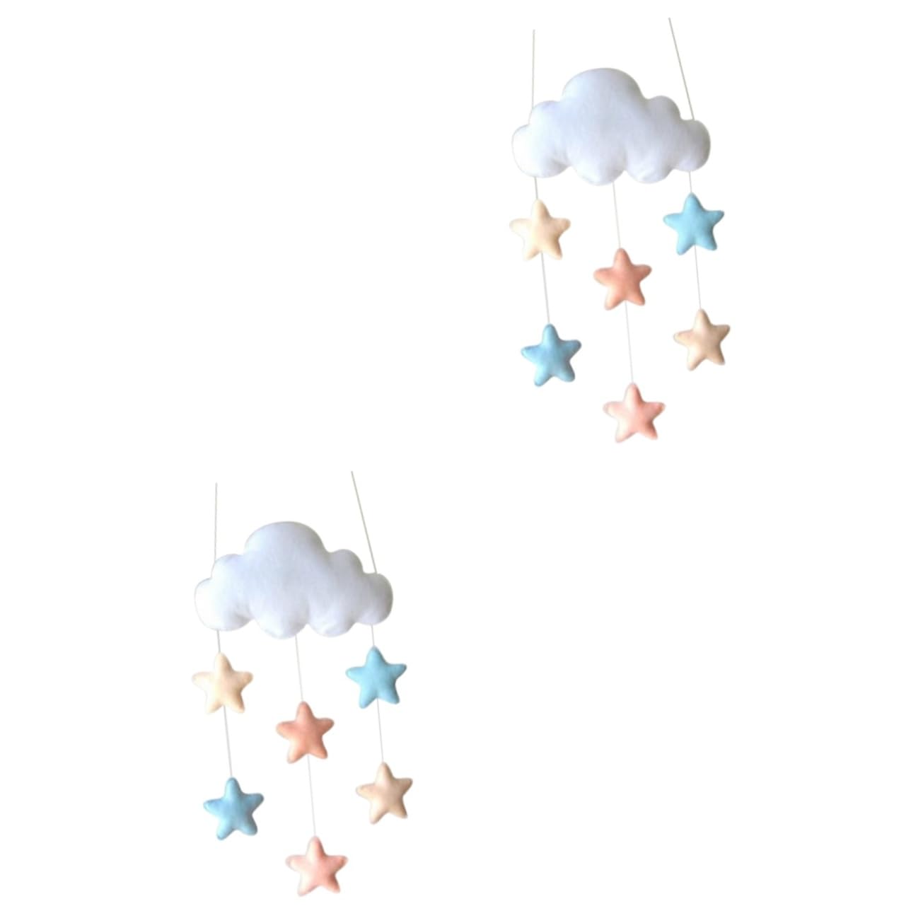 Декорація Карусель на ліжечко MAGICLULU Cloud Raindrop для дітей 2 штуки, фото №1
