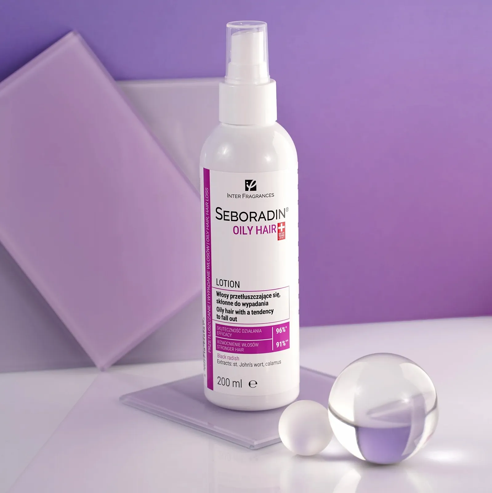 Лосьйон Seboradin для жирного волосся при випадінні волосся, лупі, псоріазі, екземі, догляд за шкірою голови 200 мл, фото №8