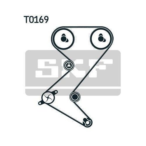 Комплект ремня ГРМ SKF VKMA 03263 для CITROËN FIAT LANCIA PEUGEOT CITROËN (DF-PSA), фото №2
