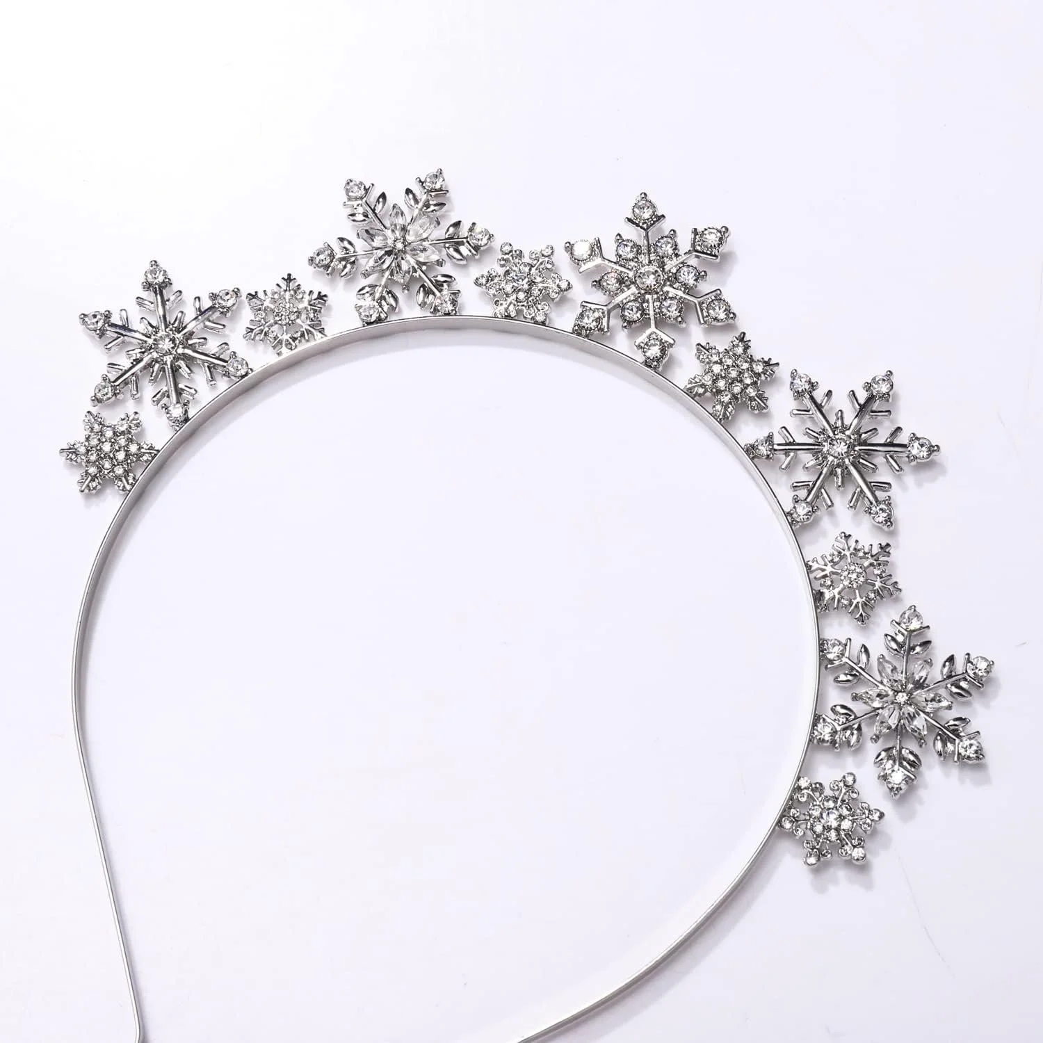 Обруч Рождественский Снежинка, фото №5