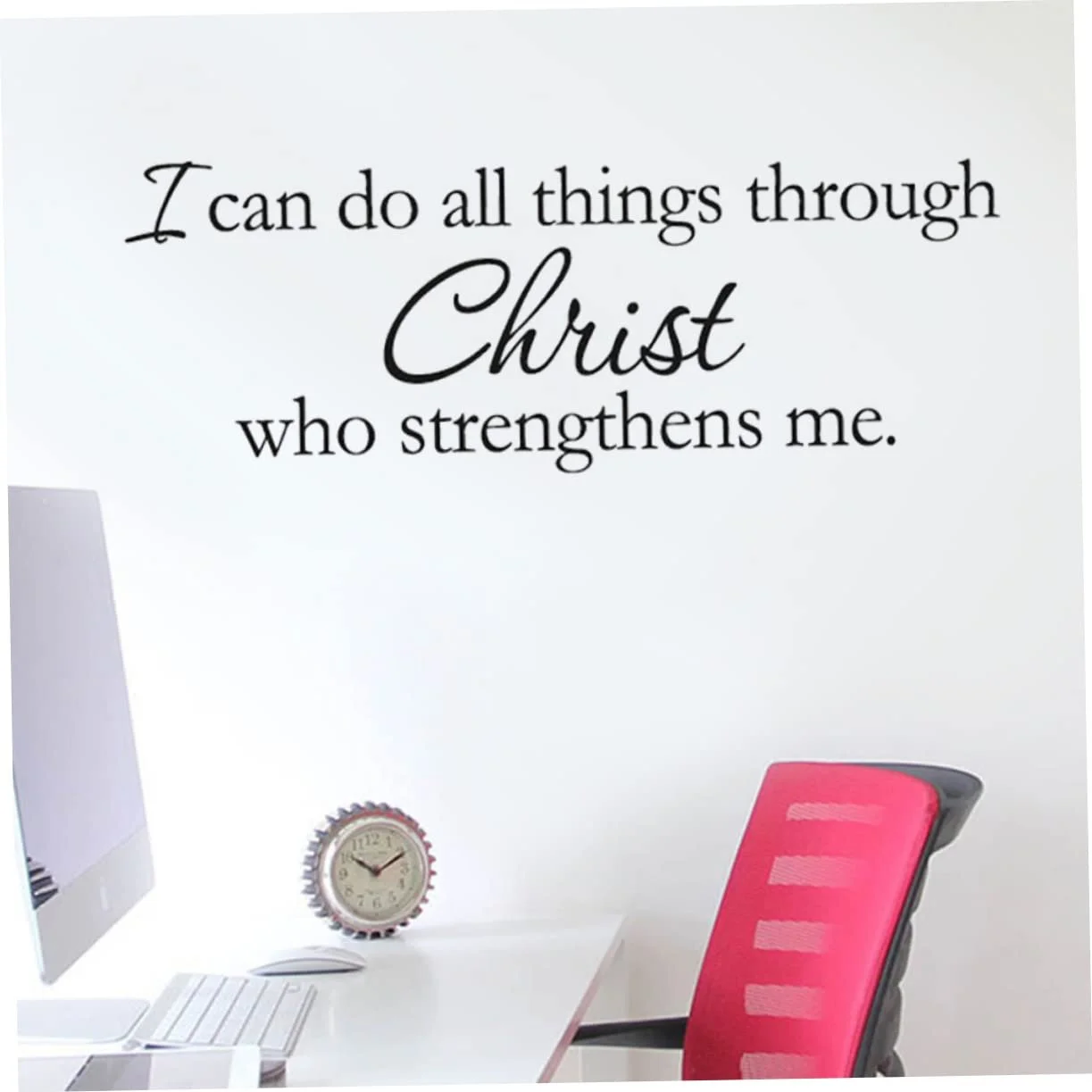 Наклейка на стіну UKCOCO Біблійний вірш PVC Водонепроникна, фото №7