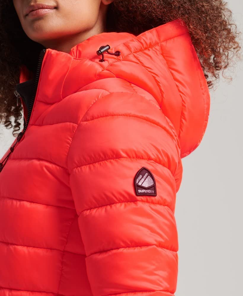 Куртка стеганая Superdry Classic с капюшоном, тёмно-синий, фото №3