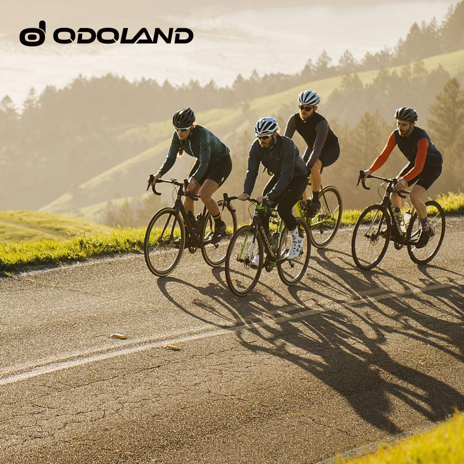 Шлем Odoland с очками, дорожный, регулируемый, дышащий для MTB, для взрослых мужчин и женщин, фото №7