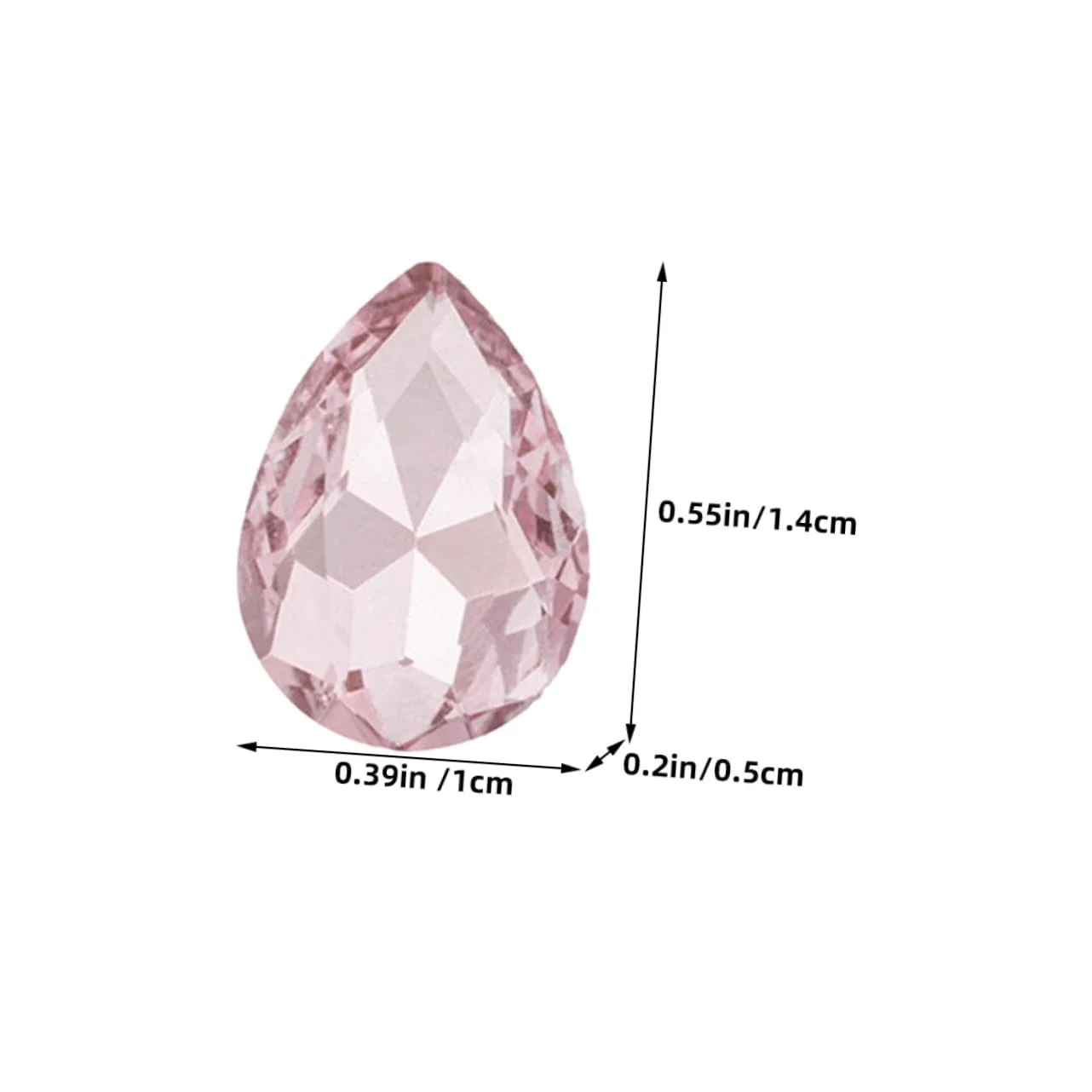 Стрази Скляні NUOBESTY 150 шт. для рукоділля, прикрас для нігтів, фото №9