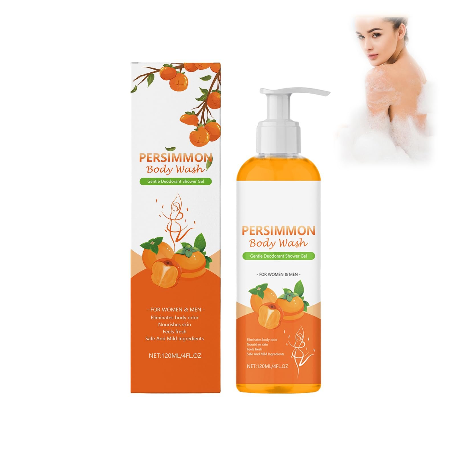 Гель для душу Persimmon з екстрактом хурми Нейтралізатор запаху Дезодорувальний 1 шт., фото №1