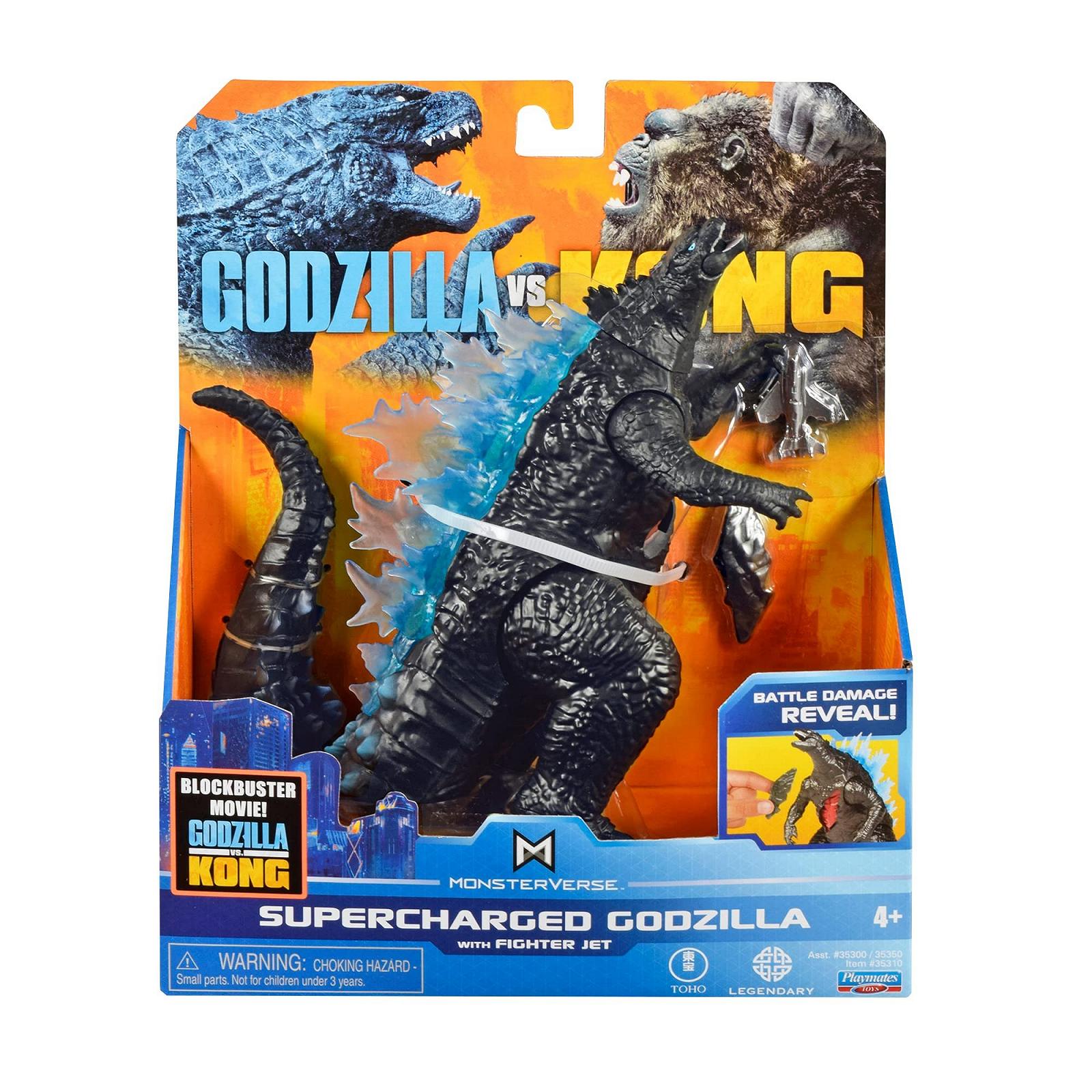 Фігурка Годзілли Supercharged Godzilla 15,24 см з винищувачем, фото №6