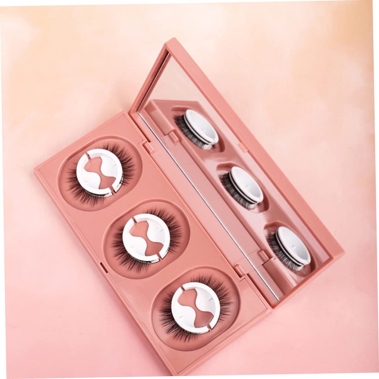 Накладні вії Angoily 3 пари самоклеючі пухнасті для косплея з смужкою з 3D хімічного волокна, фото №6