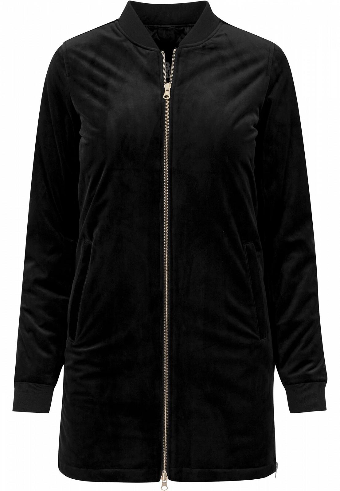 Женская куртка Urban Classics Long Velvet, фото №2