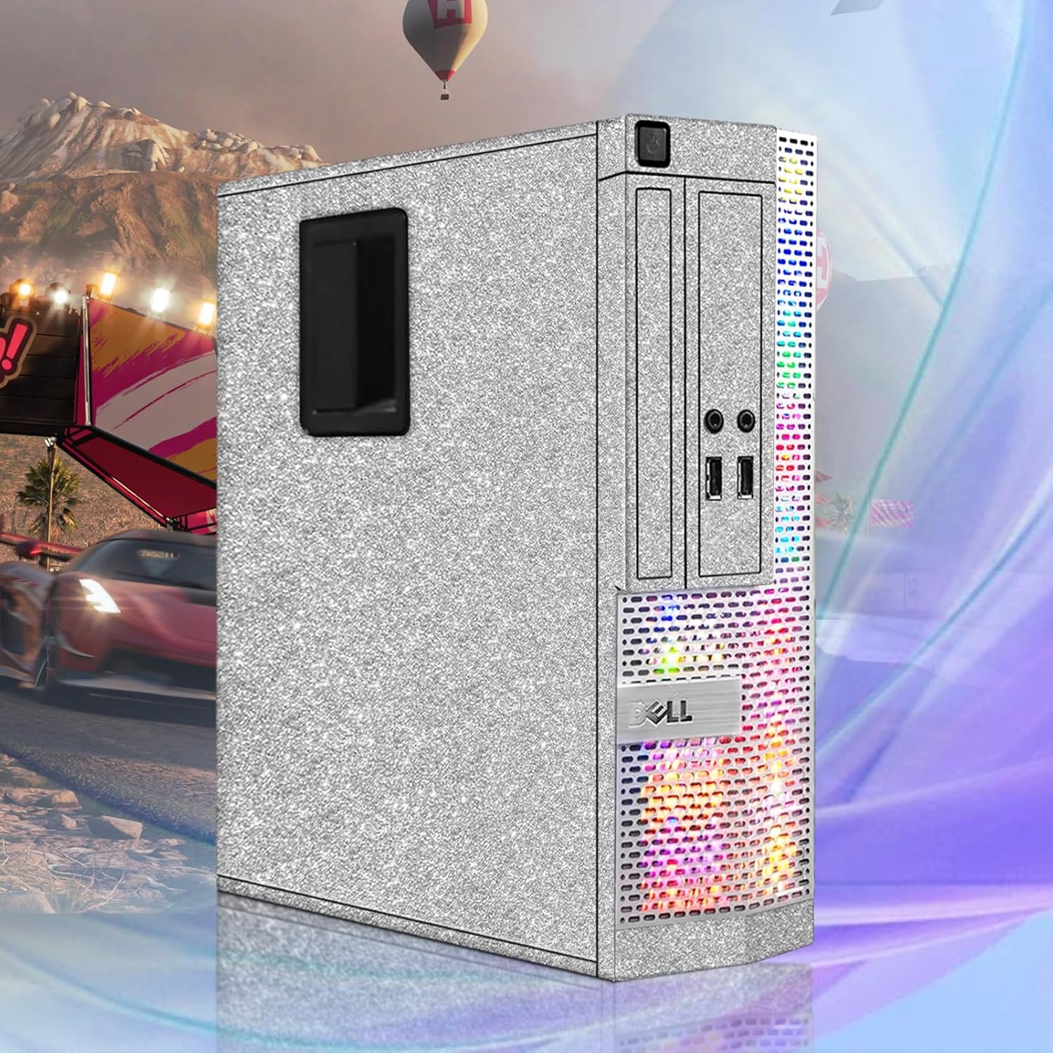 Комп'ютер Dell Optiplex 3020 RGB / Intel Core i5-3470 / RAM 16GB / SSD 512GB / GeRorce GT 1030 / LAN / Windows 11 / Silver, фото №2