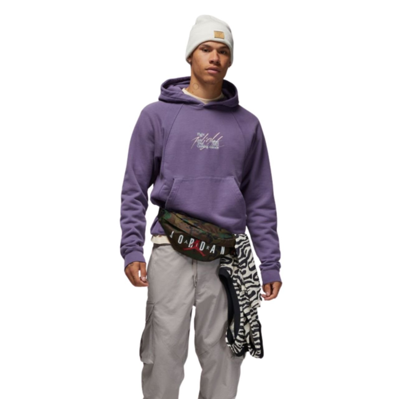 Світшот Air Jordan Flight Heritage Violet L фіолетовий, фото №4