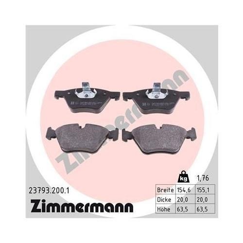 Гальмівний диск ZIMMERMANN COAT Z 150.3402.20 для BMW (BRILLIANCE) передня вісь, фото №4