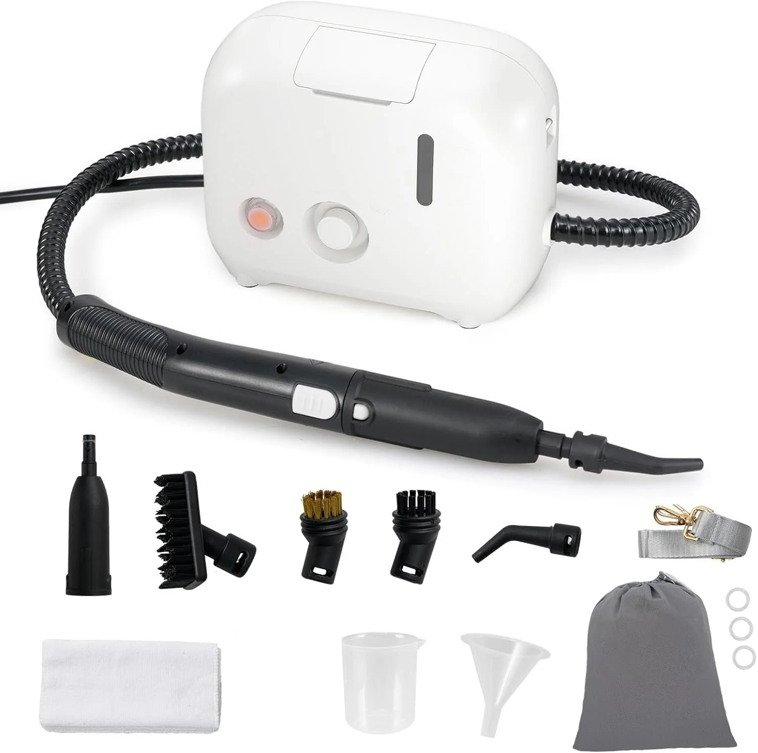 Пароочисник RELAX4LIFE 1600 W 1 L 3 Bar 10 аксесуарів (укр.), фото №1