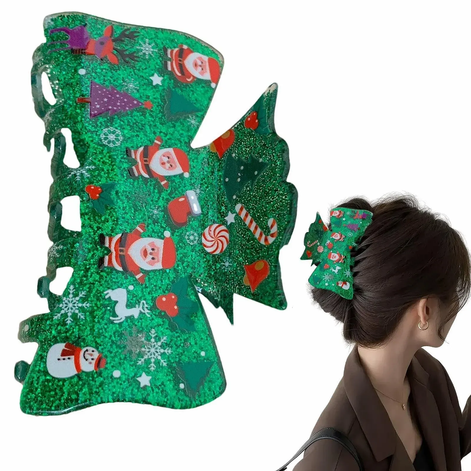 Заколка для волосся Червона зі стразами, фото №7 Заколка для волосся Червона зі стразами, фото №7