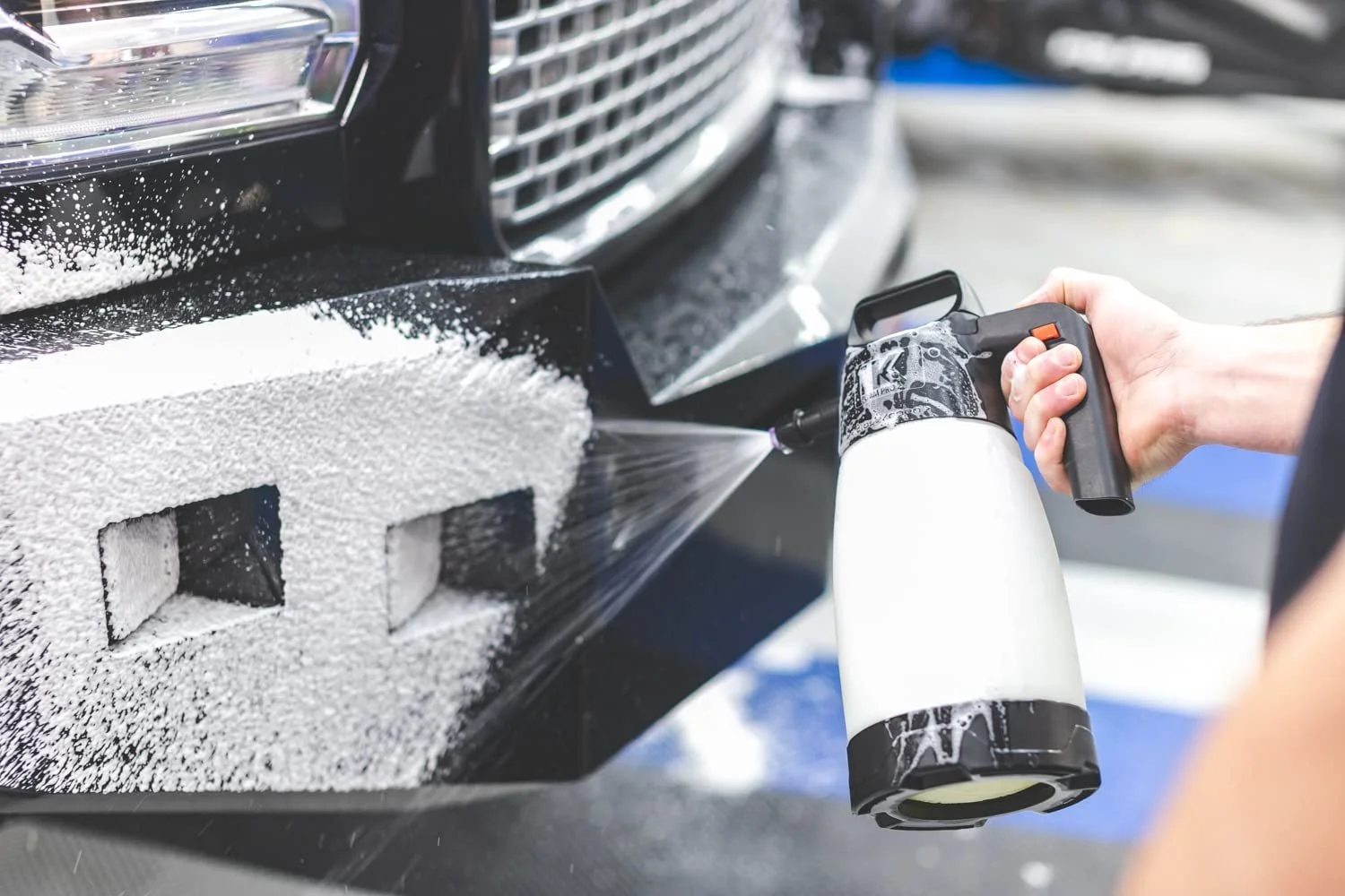 Пеногенератор iK Foam Pro 2+ 1.5 л с разъемом для сжатого воздуха Белый/Черный, фото №7