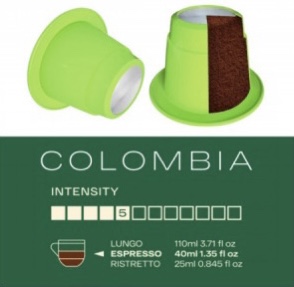 Кофе в капсулі Boseco Colombia 1 капсула Nespresso