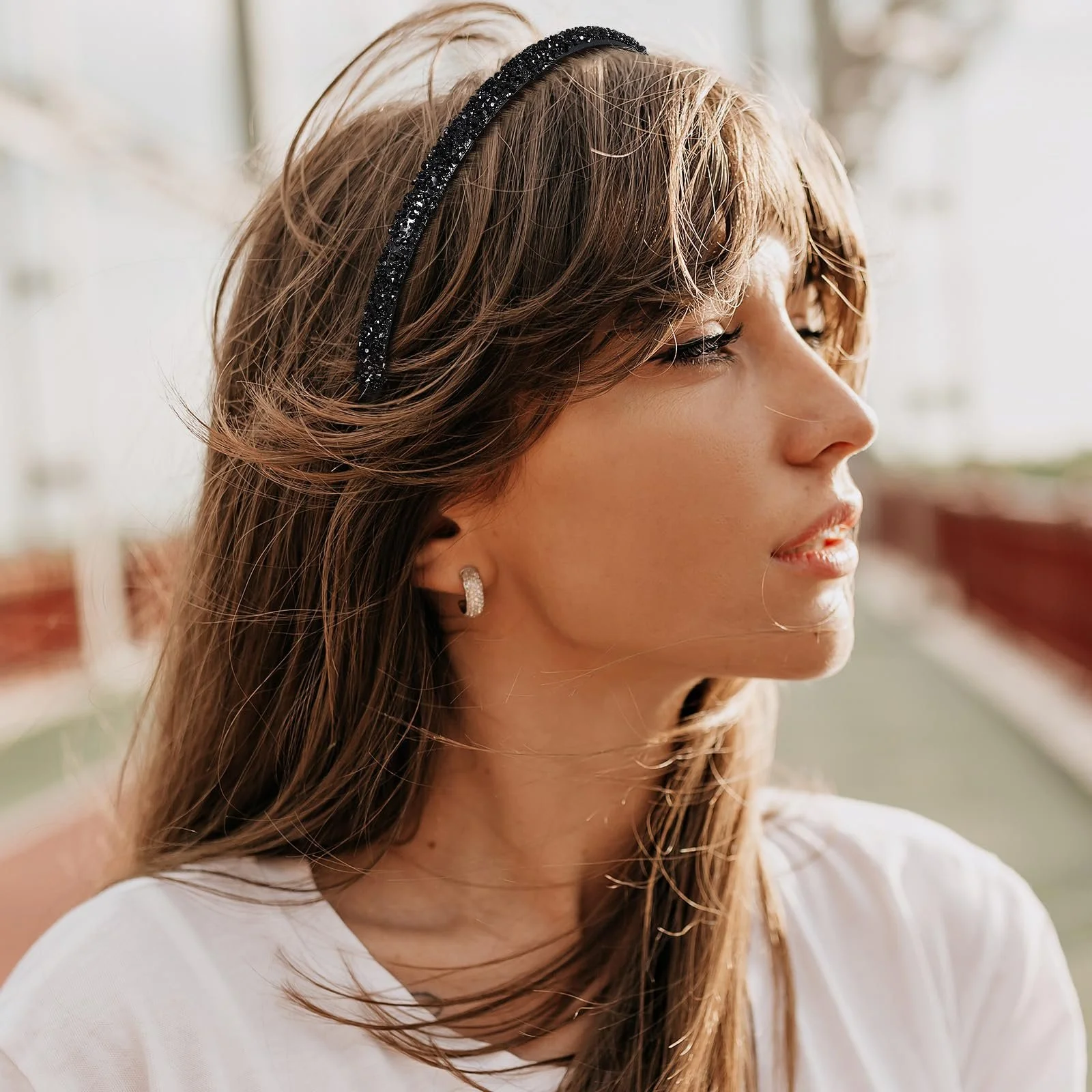 Обруч со стразами, набор 4 шт., фото №5 Обруч со стразами, набор 4 шт., фото №5