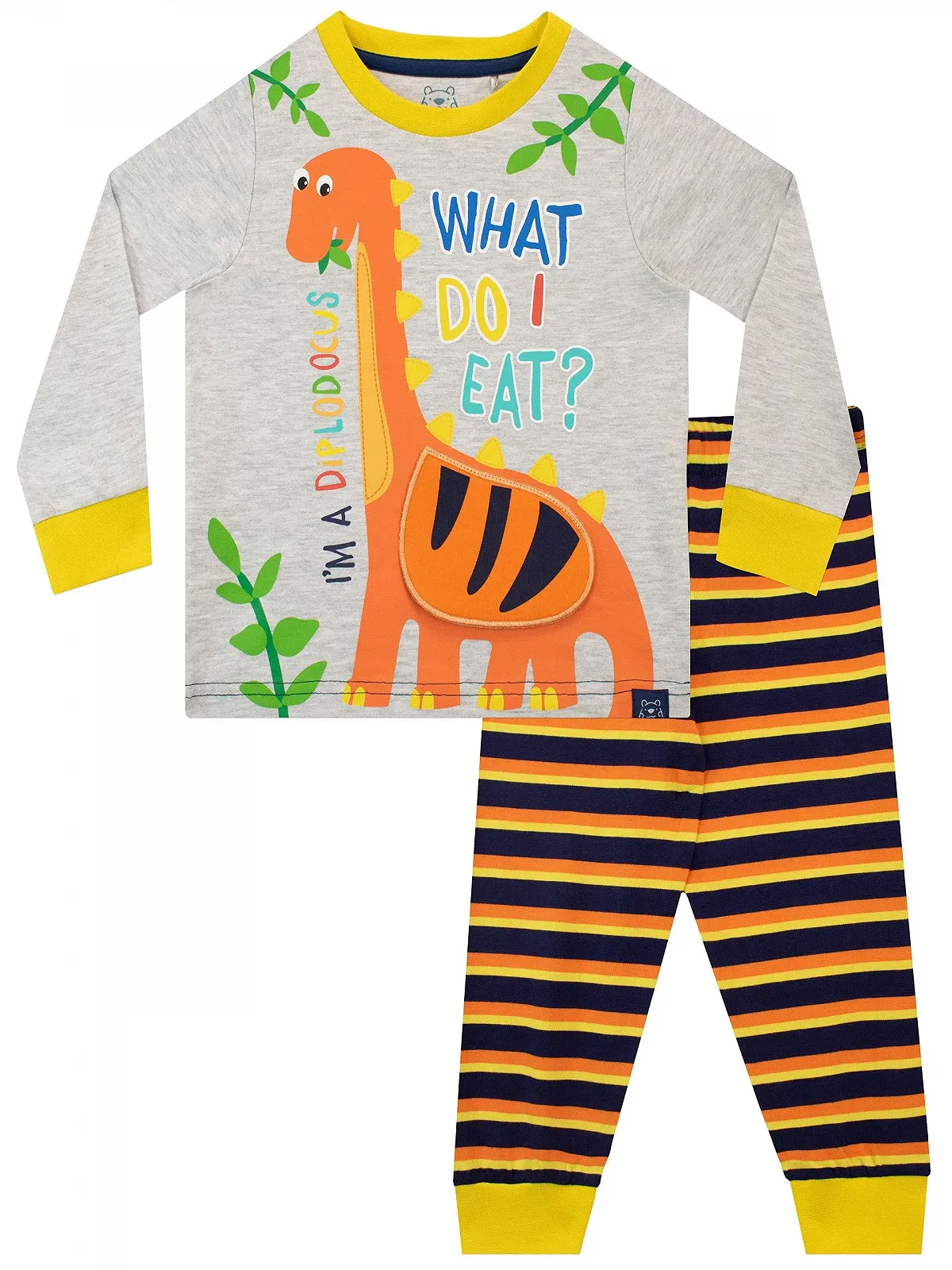 Піжама Harry Bear Dinosaur Сірий, фото №1
