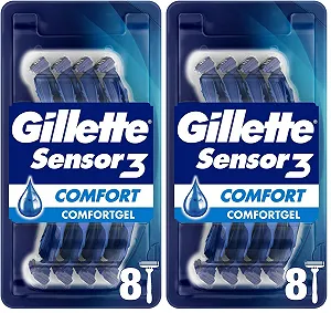 Одноразовые бритвы Gillette Sensor3 Comfort SRP 2 шт. - Фото 1