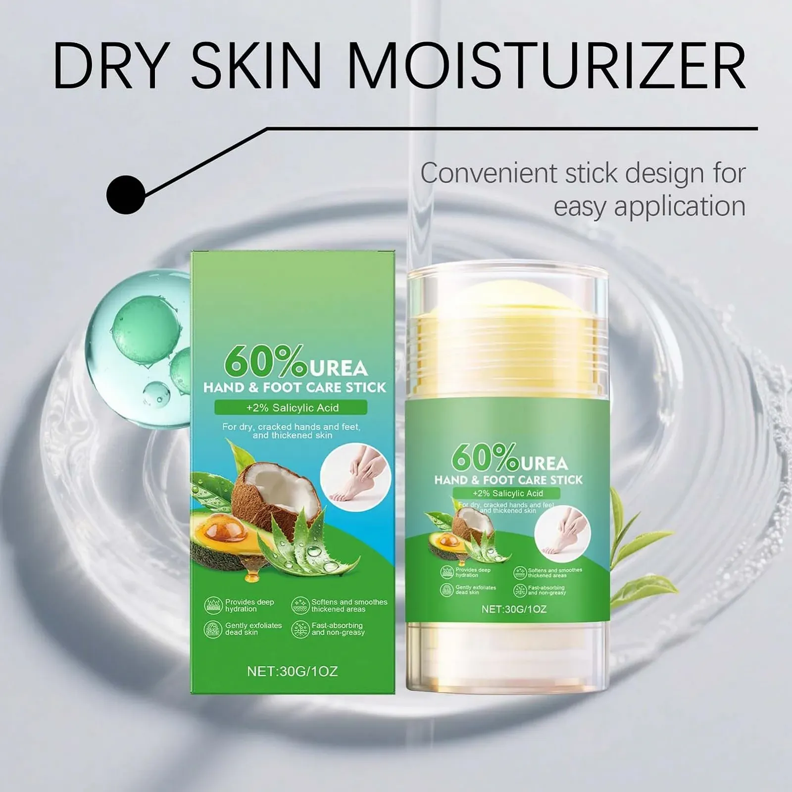 Олівець-бальзам для п’ят Heel Care Pen відновлювальний та зволожувальний для колін та ліктів, фото №4