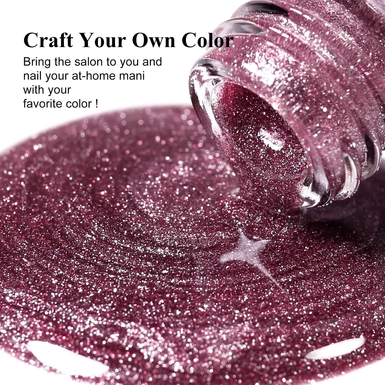 Гель-лак для ногтей Кошачий глаз Imtiti Розовый 15 мл Голографические блестки Отражающий УФ-гель-лак с магнитной палочкой 1 шт, фото №2