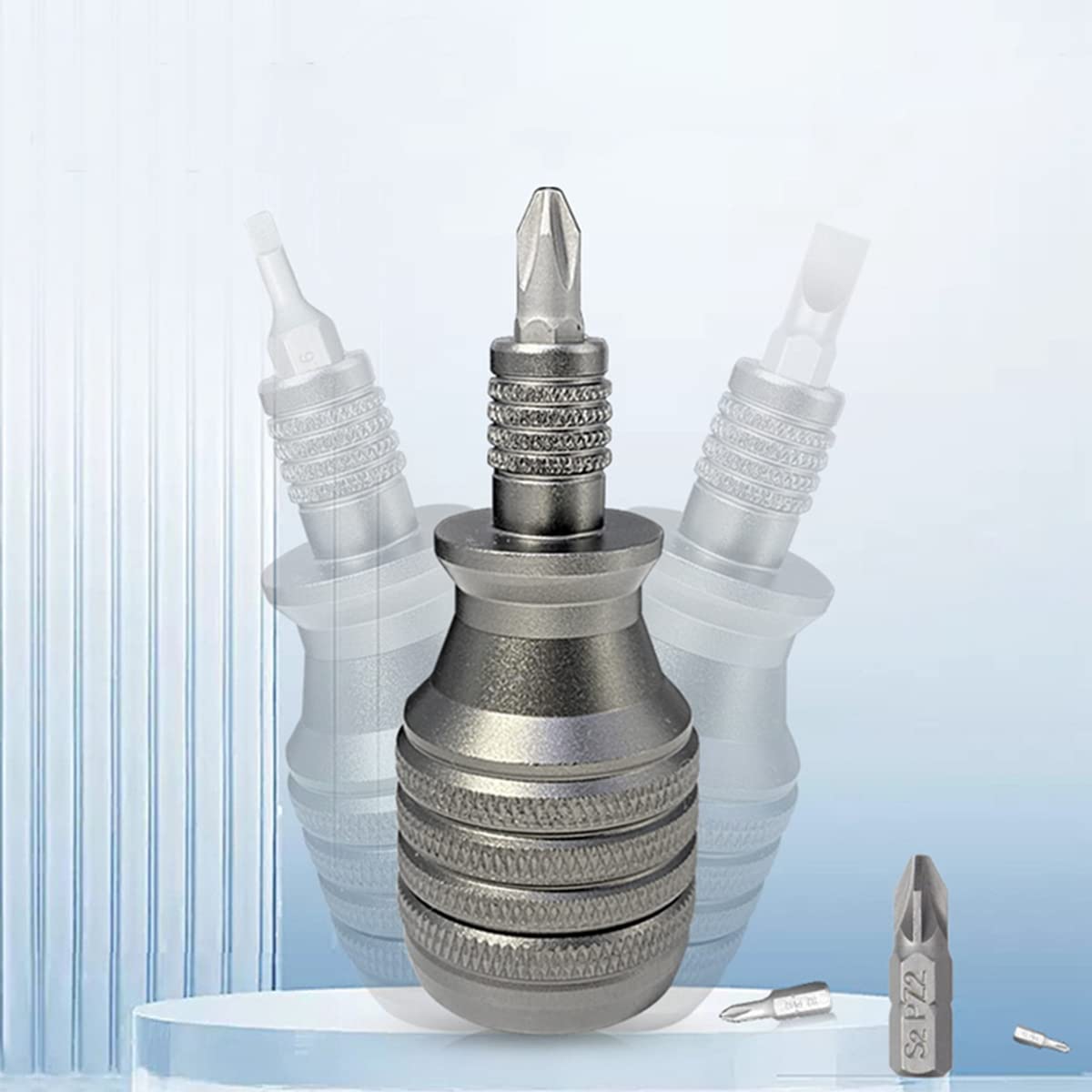 Набор отверток Graootoly 7 в 1 Mini Titanium Magnetic 1/4" Torx, фото №6