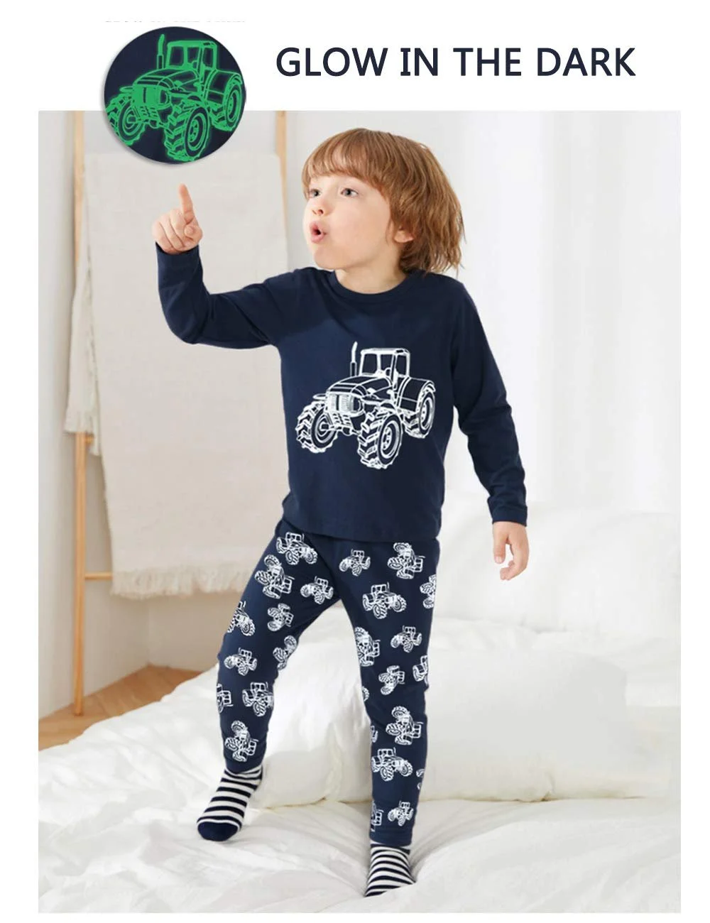 Комплект пижамы CM-Kid для мальчиков, хлопковая теплая, фото №2 Комплект пижамы CM-Kid для мальчиков, хлопковая теплая, фото №2