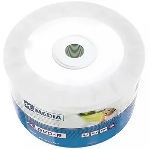 Диск DVD MyMedia DVD-R 4.7GB 16X Wrap Printable 50шт (69202) - Фото 1