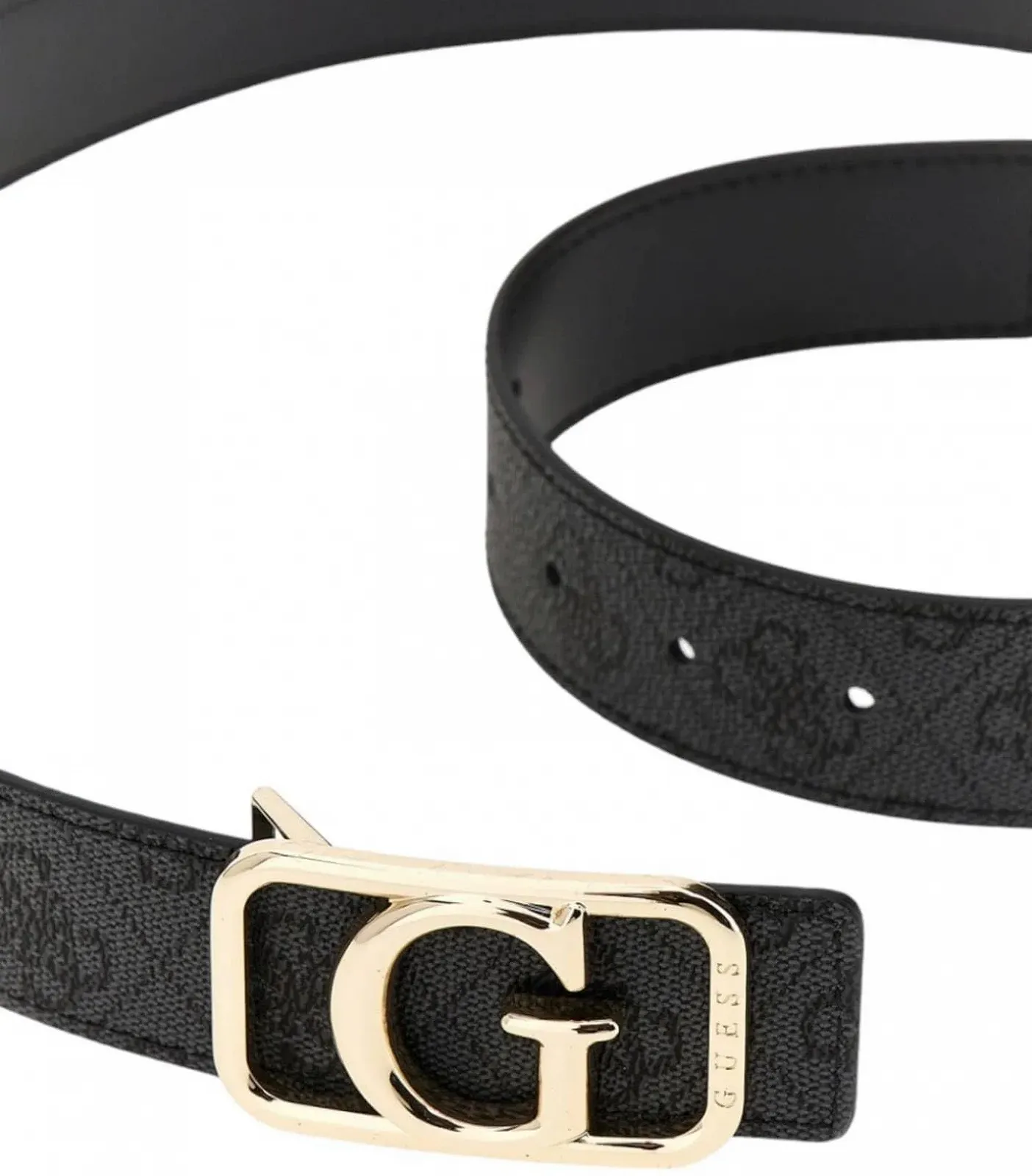 Ремінь Guess Mietta logo adjustable/ reversible belt coal logo C25GU29 BW9184P4435 M, фото №3 Ремінь Guess Mietta logo adjustable/ reversible belt coal logo C25GU29 BW9184P4435 M, фото №3