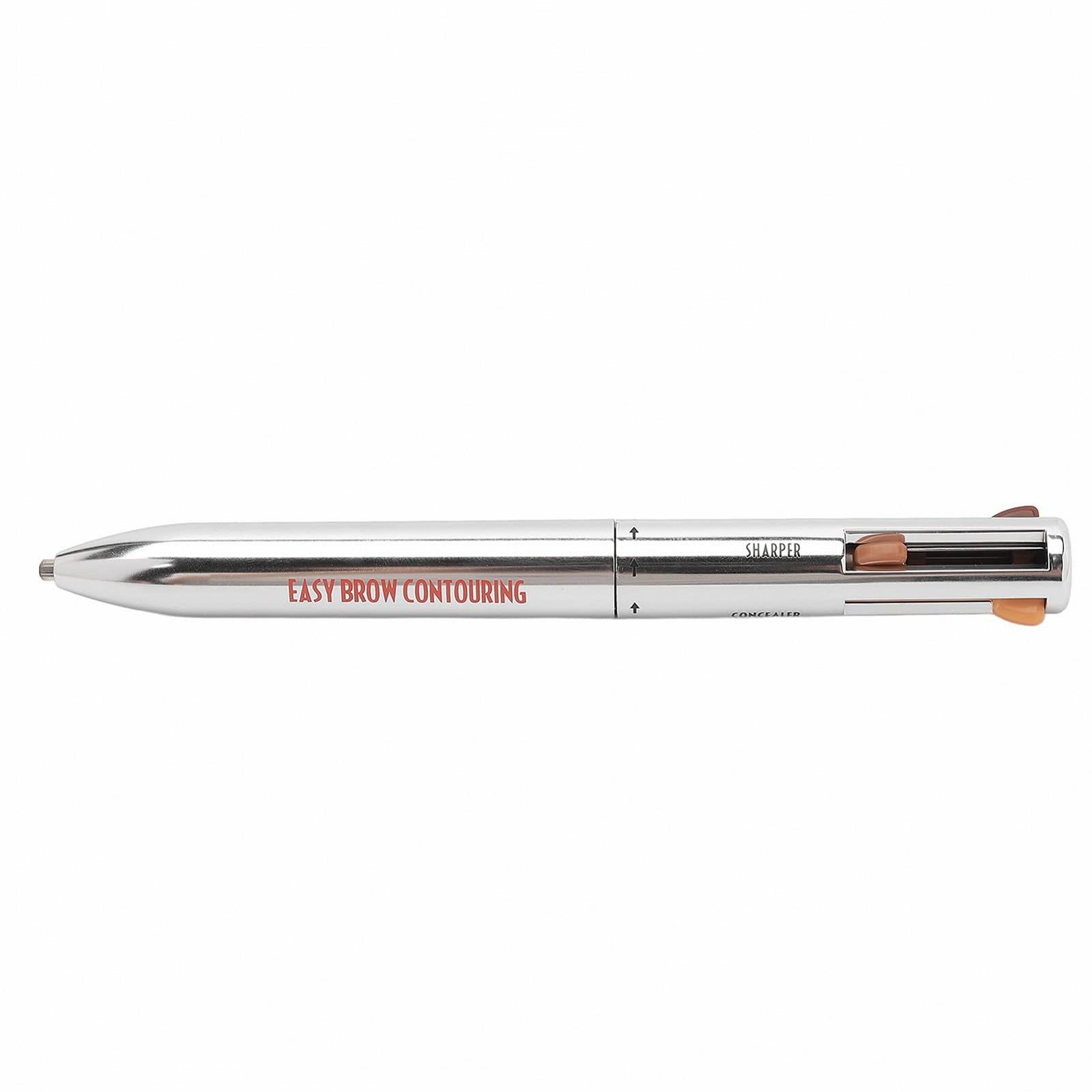 Пензель для брів Portable Professional Waterproof Durable Eyebrow Definition 4-в-1 1# Blonde, фото №4