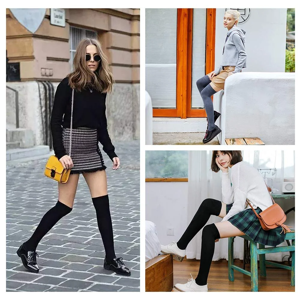 Високі шкарпетки Soudittur Жіночі вище колін, фото №6