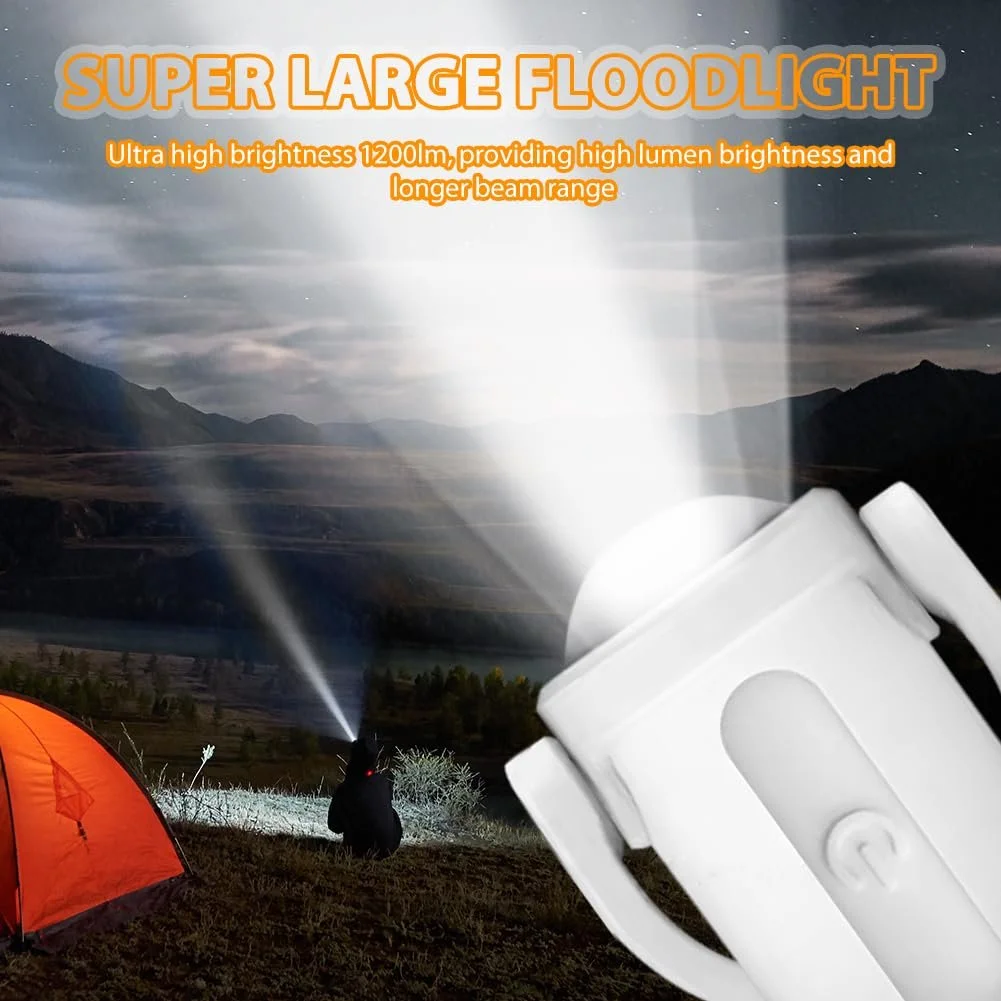 Міні Ліхтарик LED Брелок Ліхтарик USB Перезаряджуваний 7 Режимів з Power Bank для Пішого Туризму та Аварійного Освітлення, фото №3