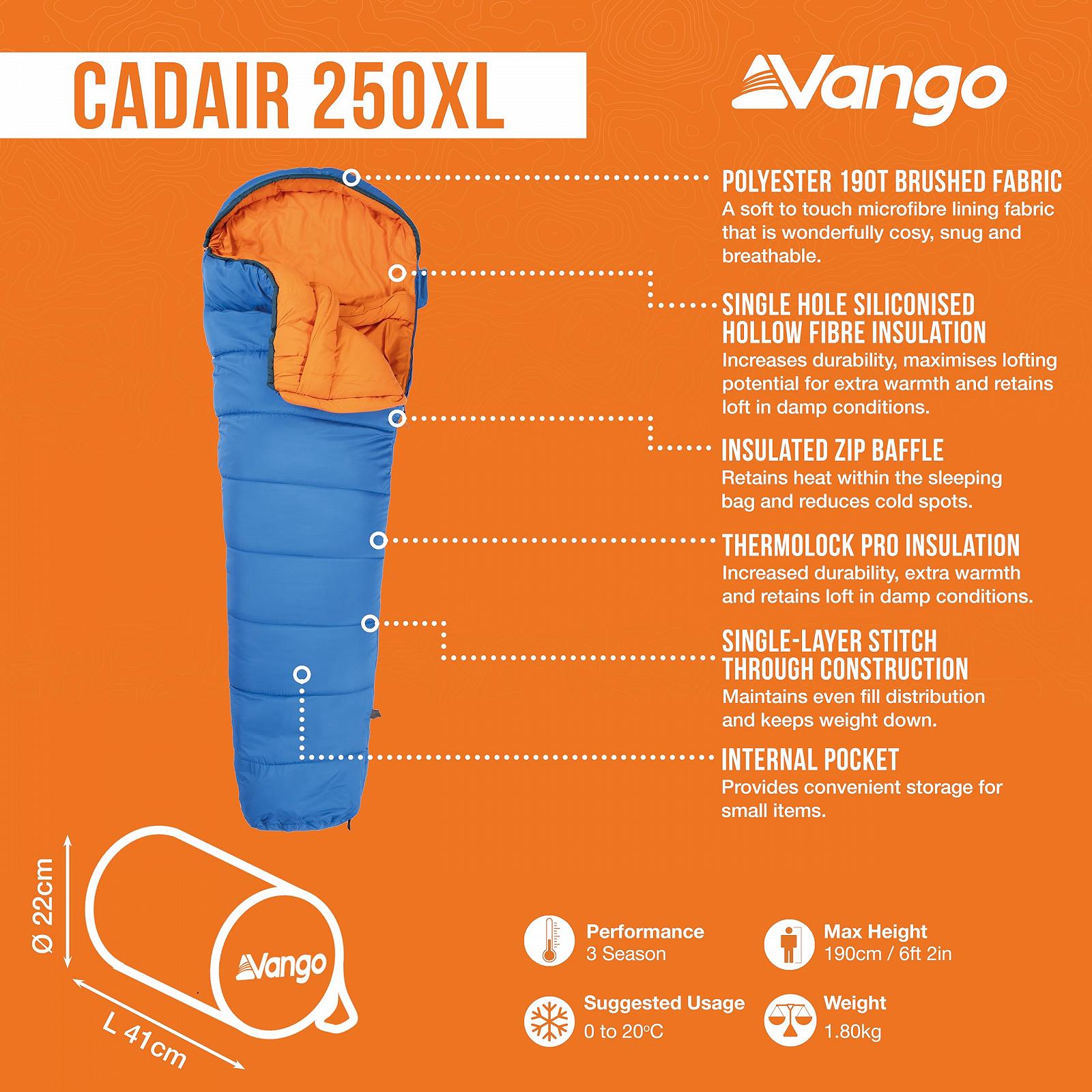 Спальный мешок Vango Cadair 250, фото №2
