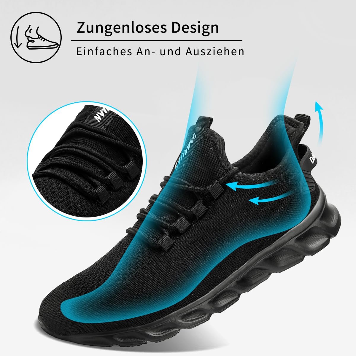 Чоловічі зимові утеплені черевики ZDFQLGV для активного відпочинку Водонепроникні, фото №5