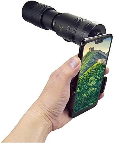 Монокуляр HZYDD 4K 10–300x40 мм Зум монокуляр-телескоп HD з тримачем для смартфона, штатив BAK4, фото №3