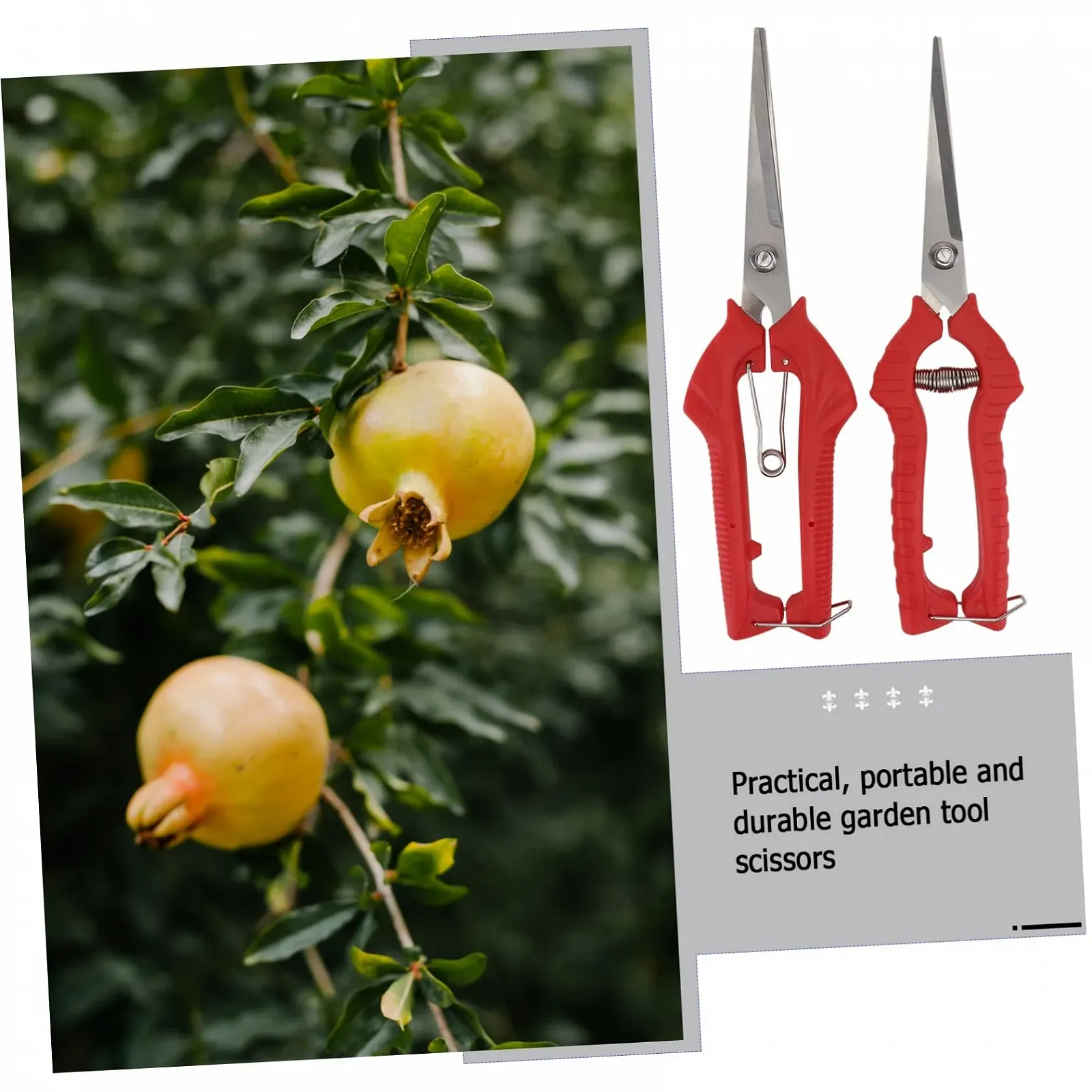 Набір секаторів Happyyami PP Червоний 2 шт, фото №7