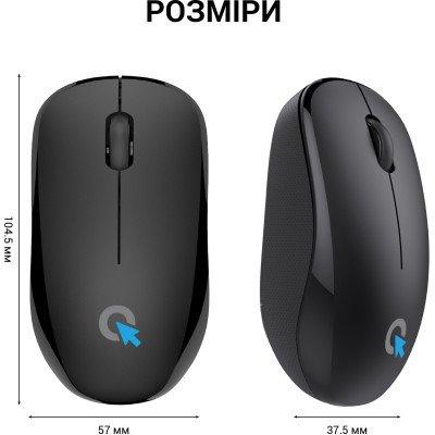 Мышка OfficePro M183 Wireless Black (M183), фото №12 Мышка OfficePro M183 Wireless Black (M183), фото №12