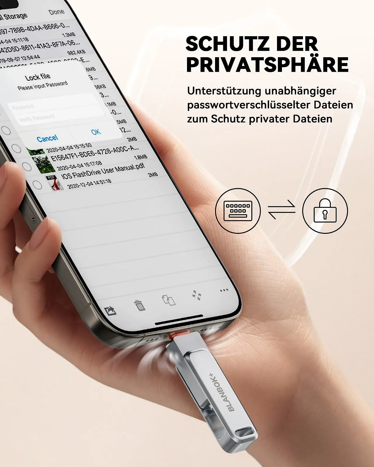 USB-флеш-накопичувач 128GB MFi Certified 3-in-1 Lightning/USB-C/USB 3.0, фото №4 USB-флеш-накопичувач 128GB MFi Certified 3-in-1 Lightning/USB-C/USB 3.0, фото №4
