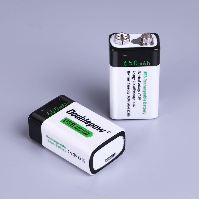 Аккумулятор крона 9v 650 mAh с USB ЮСБ в металлоискатель gp pointer md4030 для поинтера, фото №6