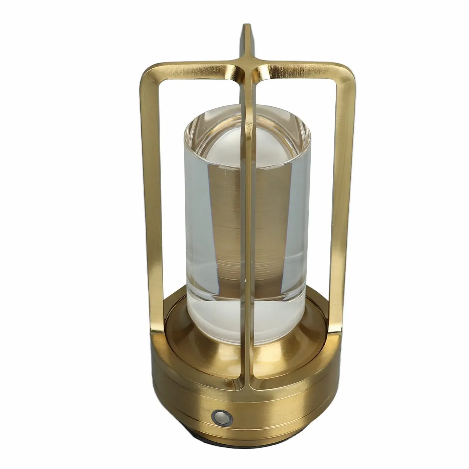 Настільна лампа KIMISS Wireless Small Touch акумуляторна сенсорна алюмінієва Чорна з золотом, фото №2