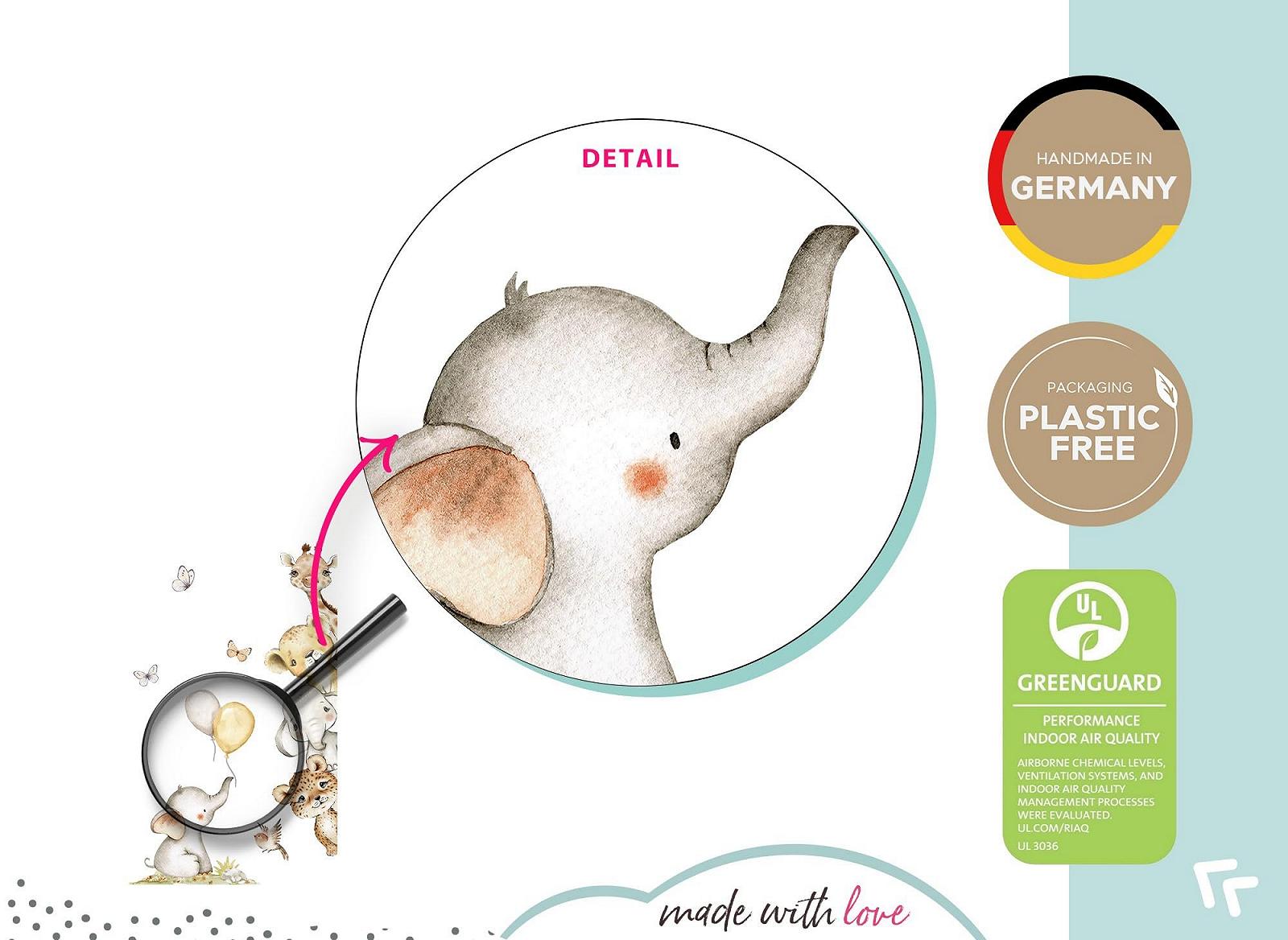 Наклейка на дверь Little Deco Safari Animals DL5080 Right, фото №5 Наклейка на дверь Little Deco Safari Animals DL5080 Right, фото №5