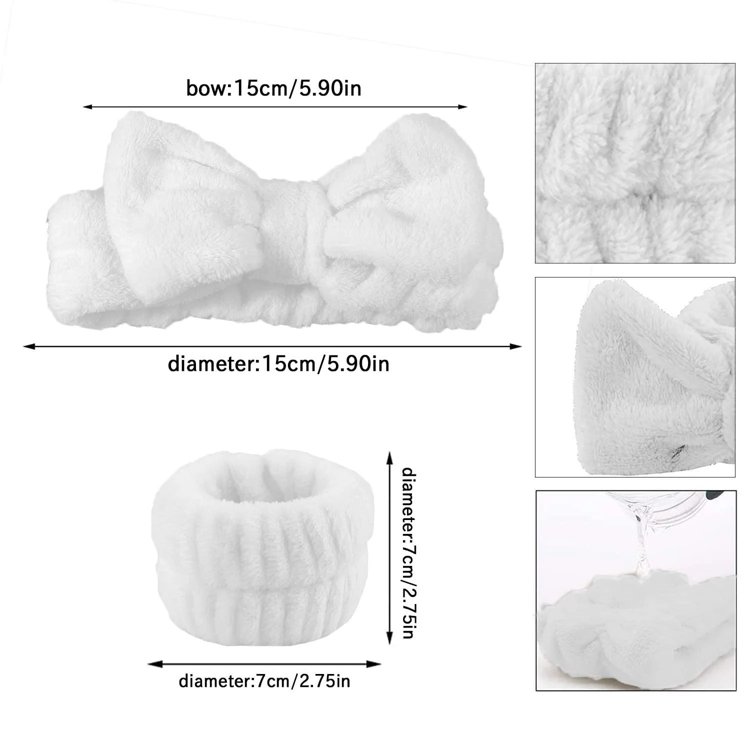 Пов'язка спа на голову, фото №2