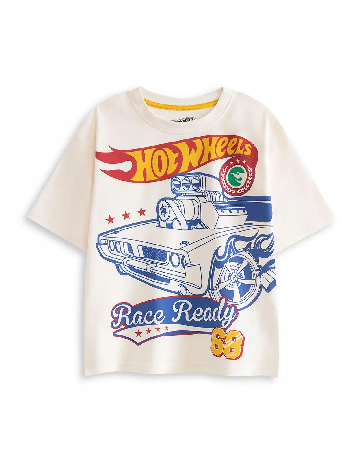 Комплект піжам Hot Wheels Retro Badges з короткими рукавами та шортами, різнокольоровий, фото №3 Комплект піжам Hot Wheels Retro Badges з короткими рукавами та шортами, різнокольоровий, фото №3